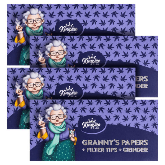 Granny's Paper Set King Size Slim + Grinderkarte (1 Stück)