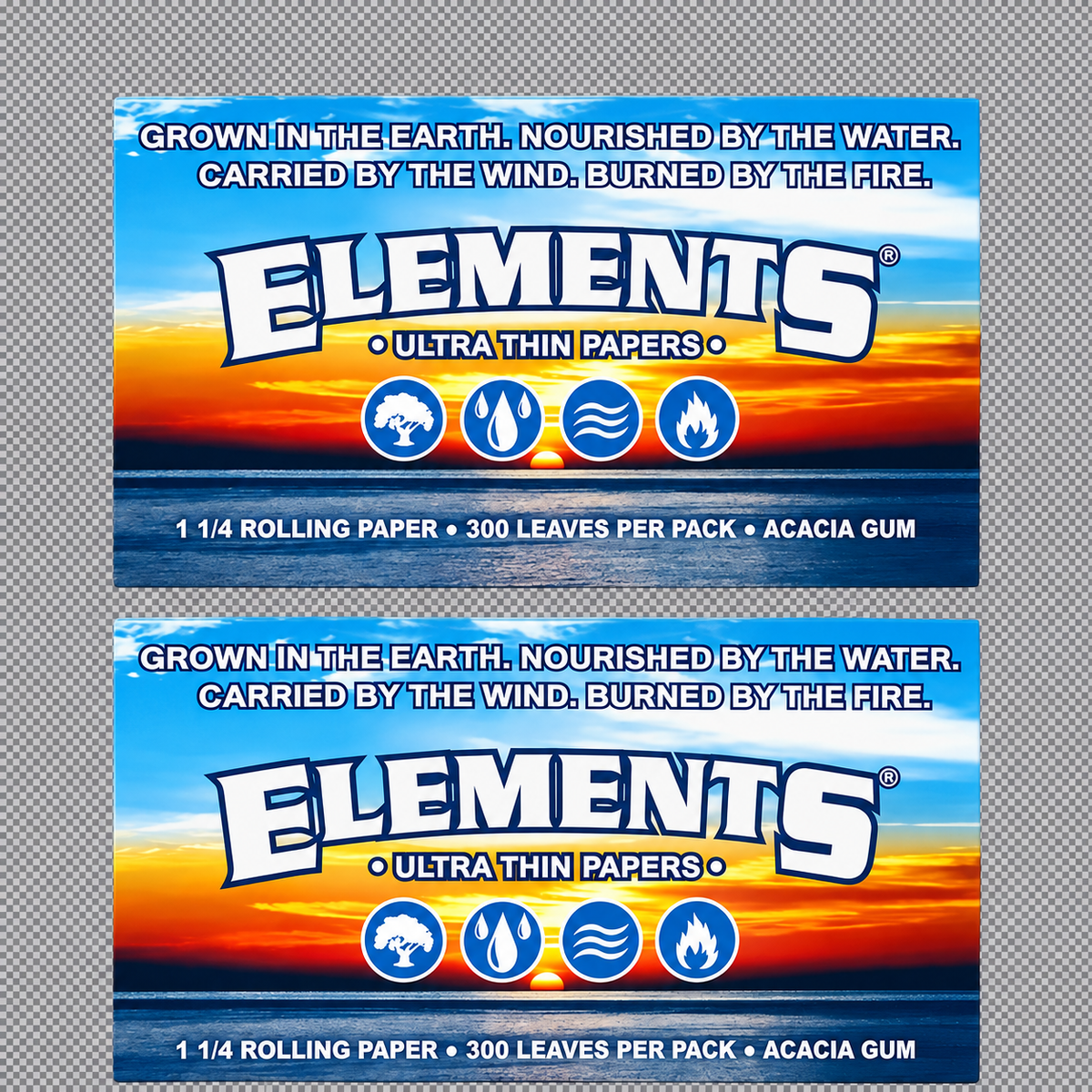 Elements 1 1/4 Papes 300 Stück / Verpackung (Ohne Falte)