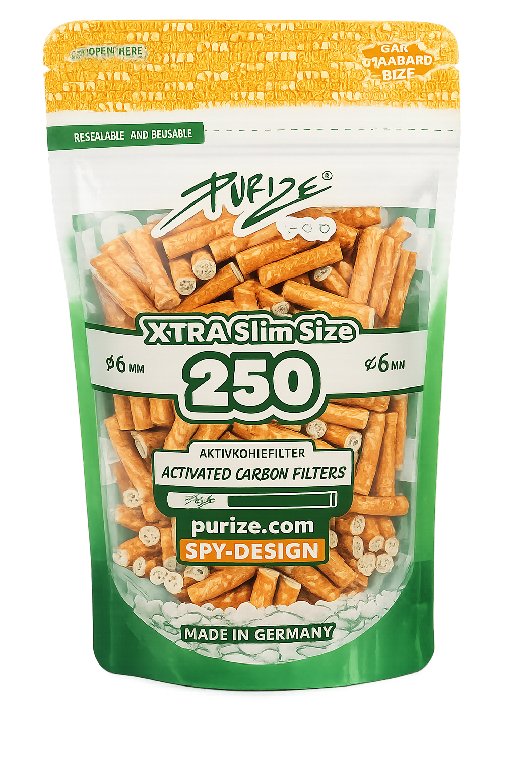PURIZE XTRA Slim Size 6 mm- Spion Filter