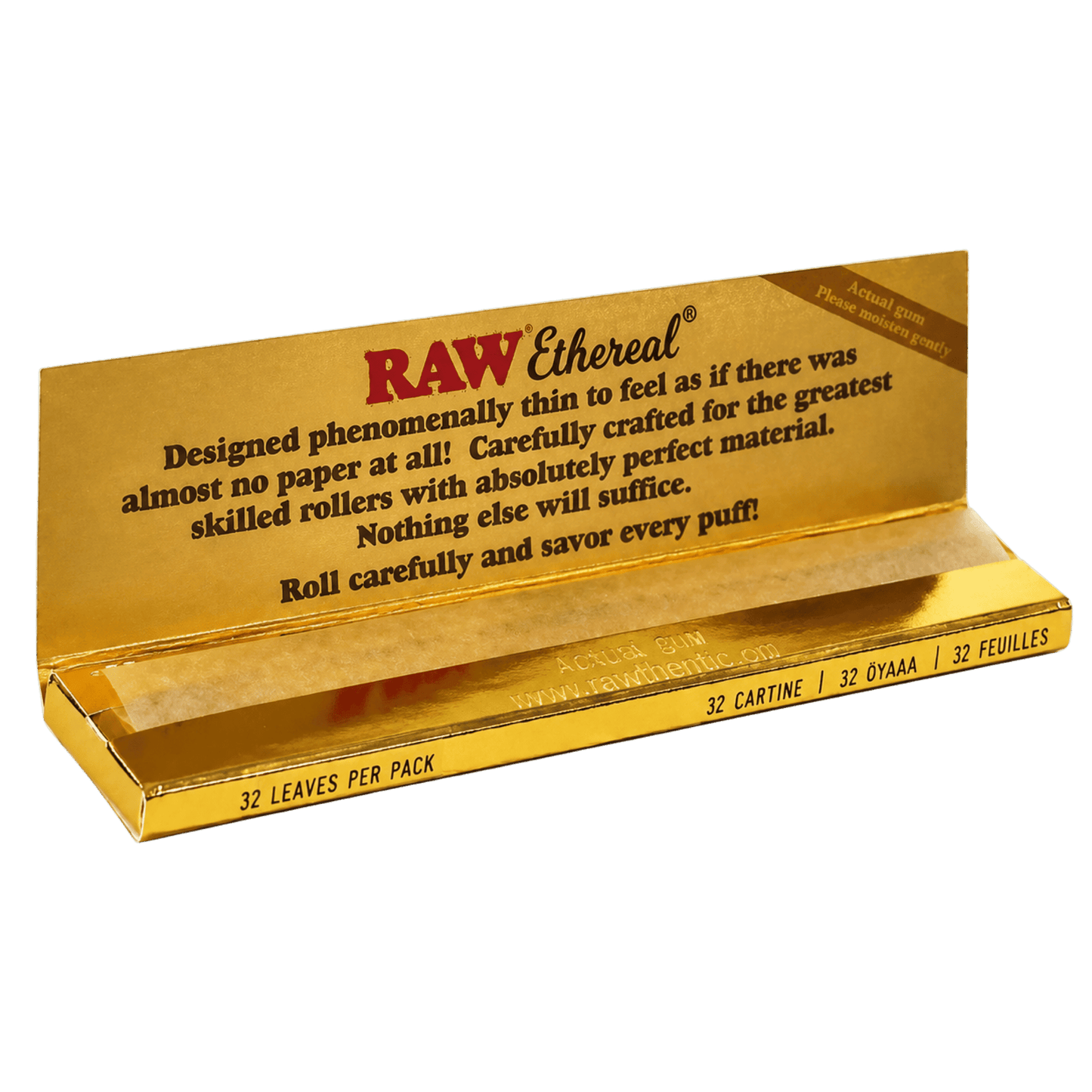 RAW Ethereal Phenomenally Thin King Size Slim Papers