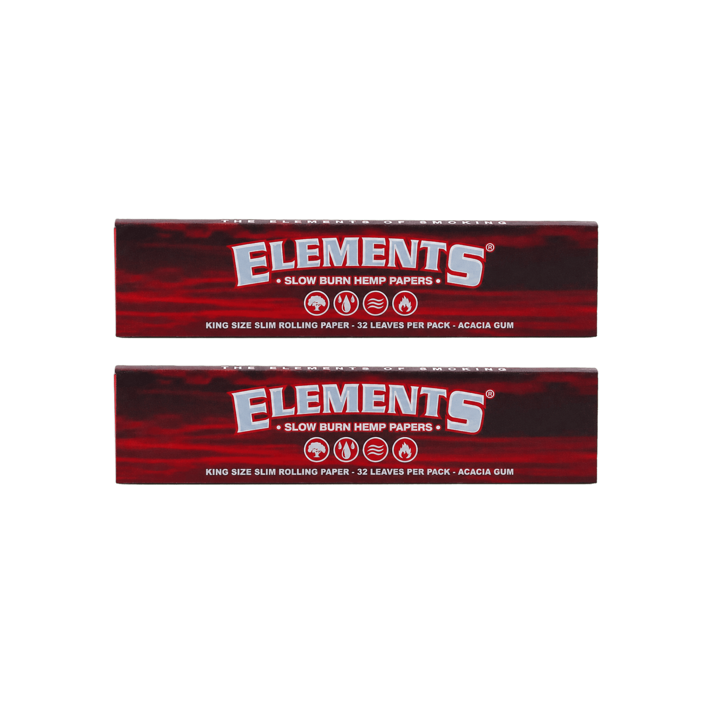 Elements Red King Size Slim (Hemp)