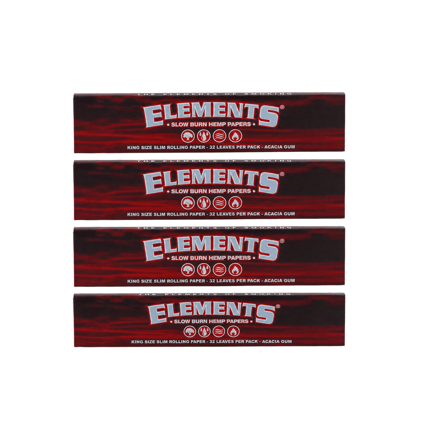 Elements Red King Size Slim (Hemp)