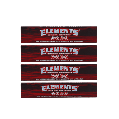 Elements Red King Size Slim (Hemp)