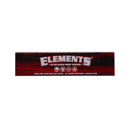 Elements Red King Size Slim (Hemp)