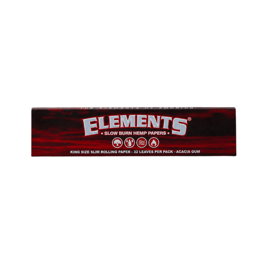 Elements Red King Size Slim (Hemp)