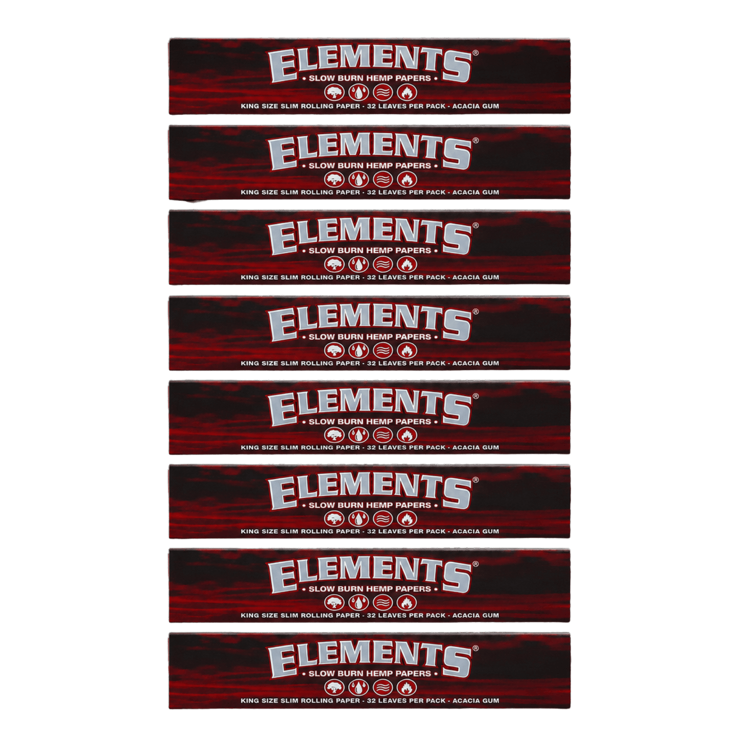 Elements Red King Size Slim (Hemp)