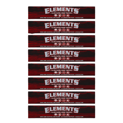 Elements Red King Size Slim (Hemp)