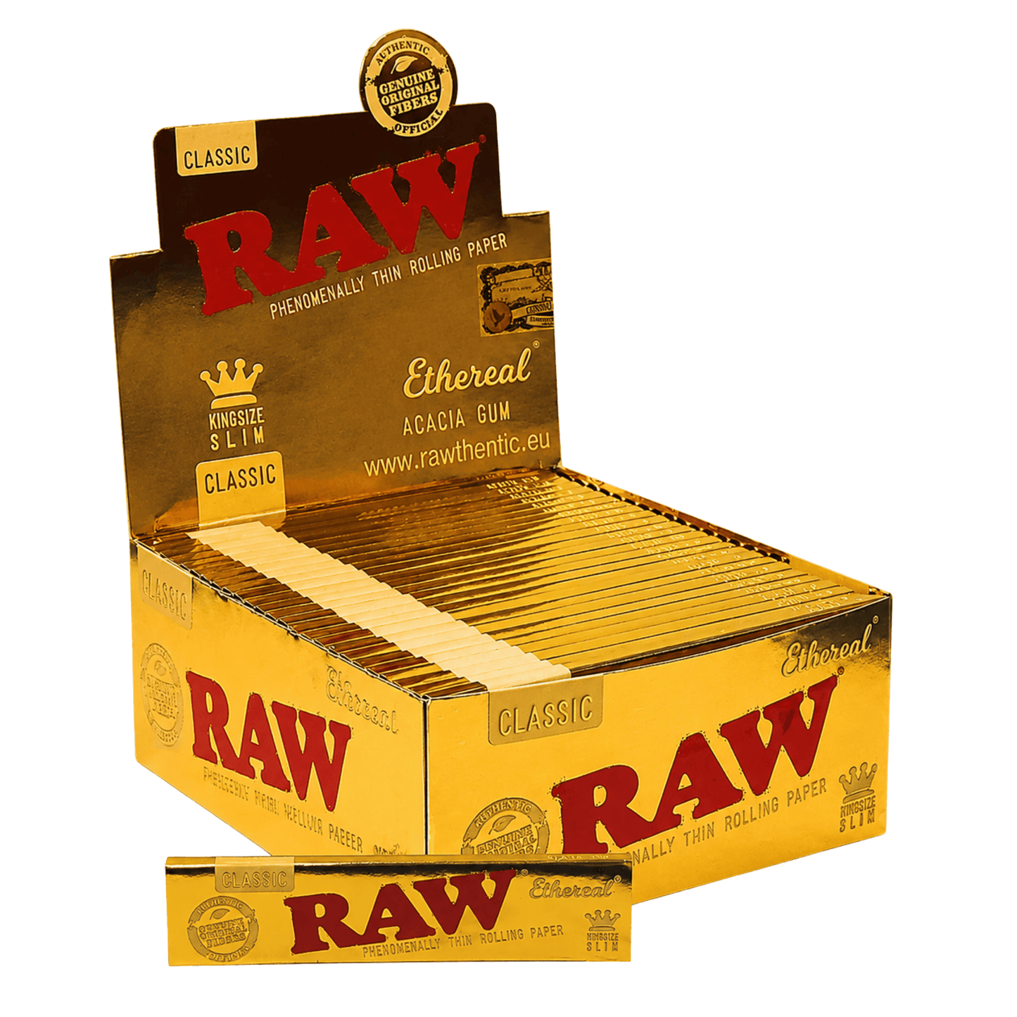 RAW Ethereal Phenomenally Thin King Size Slim Papers