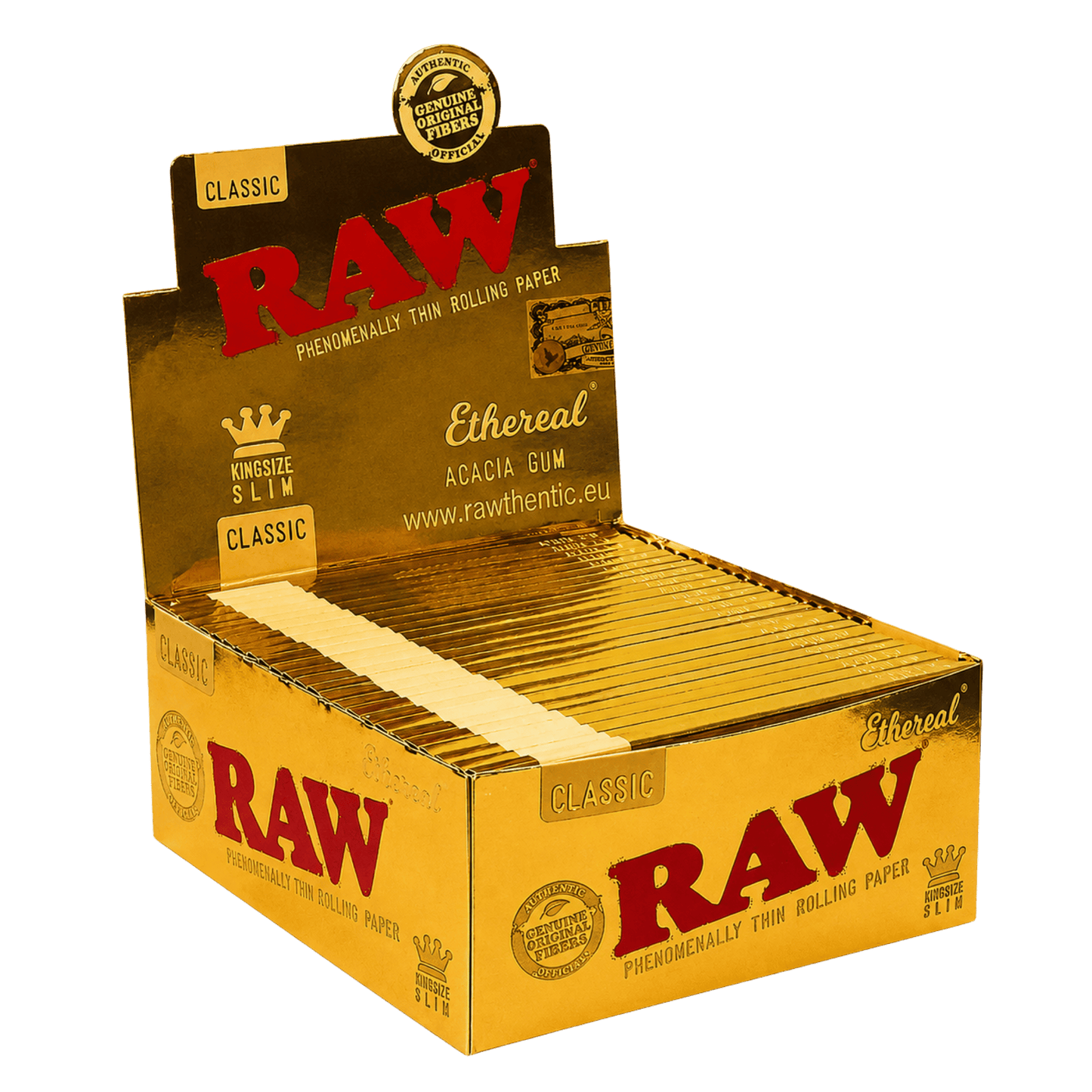 RAW Ethereal Phenomenally Thin King Size Slim Papers