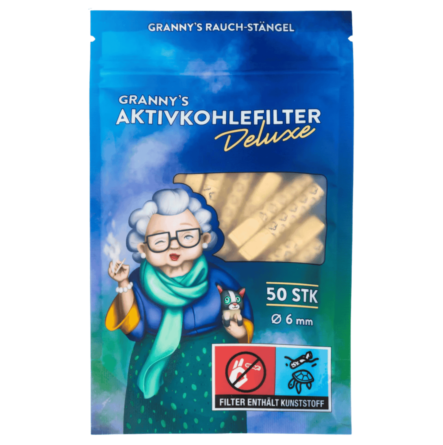 Granny’s Pfeifenmundstück Aktivkohlefilter Deluxe