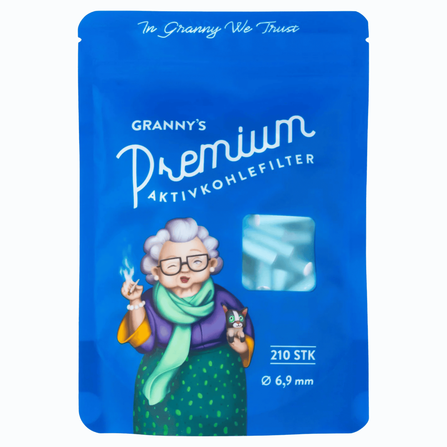 Granny's Vegane Aktivkohlefilter 7mm