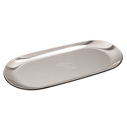 HYBRID Edelstahl Tray Silber