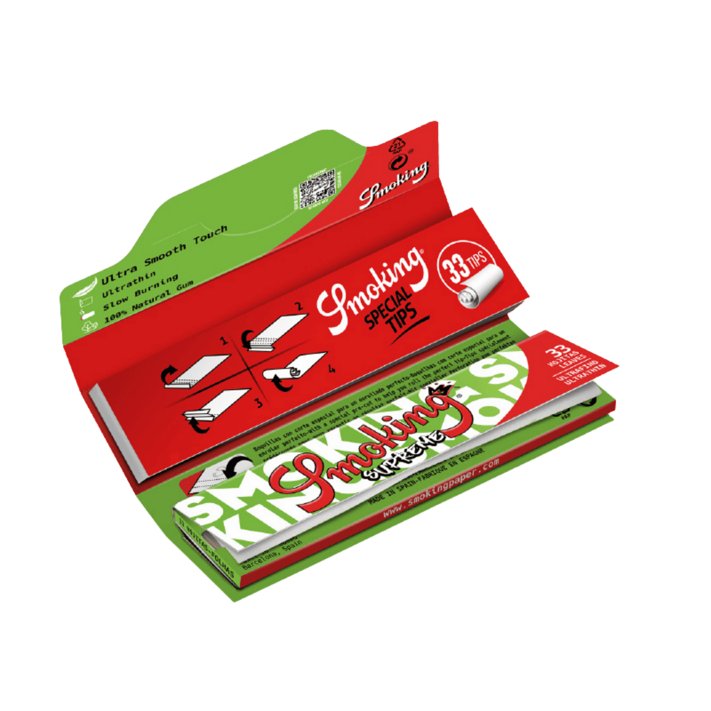 SMOKING Supreme Kingsize Slim mit breiten Tips