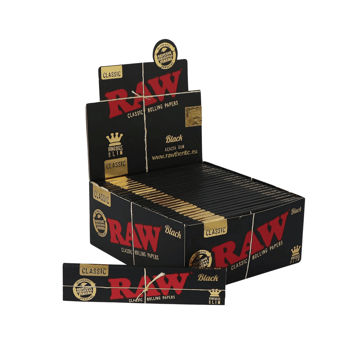 RAW Black King Size Slim