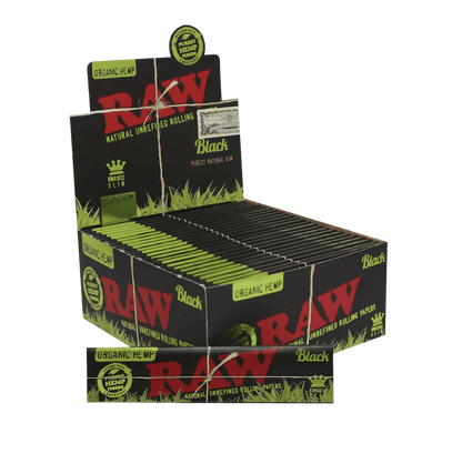 RAW Black Organic King Size Slim