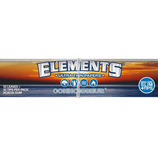 Elements Connoisseur King Size Slim + Tips