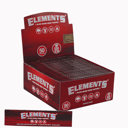 Elements Red King Size Slim (Hemp)