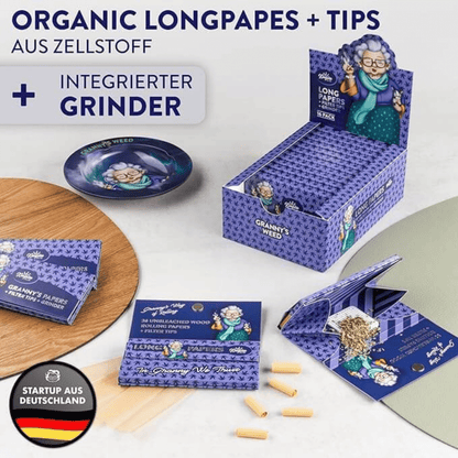 Granny's Paper Set King Size Slim + Grinderkarte (1 Stück)