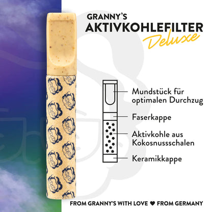 Granny’s Pfeifenmundstück Aktivkohlefilter Deluxe