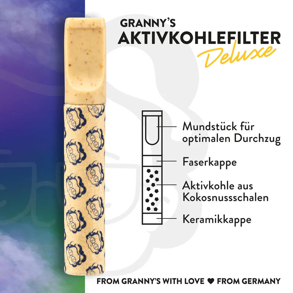 🎁 Granny’s Pfeifenmundstück Aktivkohlefilter Deluxe (100% off)