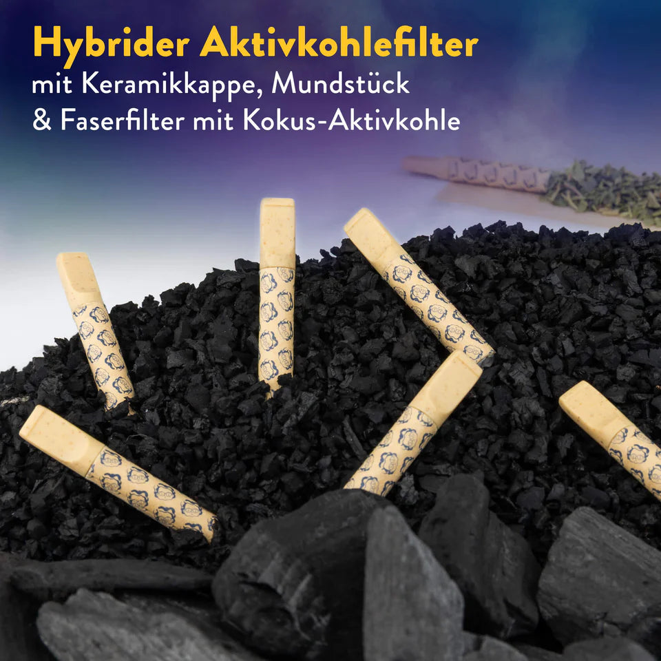 Granny’s Pfeifenmundstück Aktivkohlefilter Deluxe