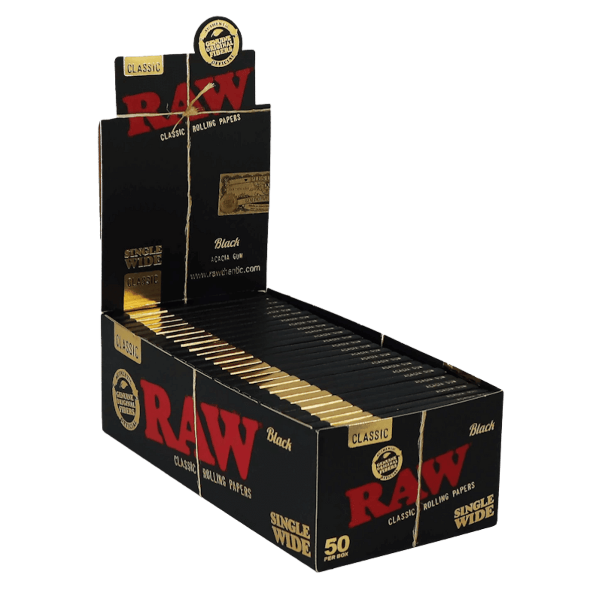 RAW Black Single Wide Papers