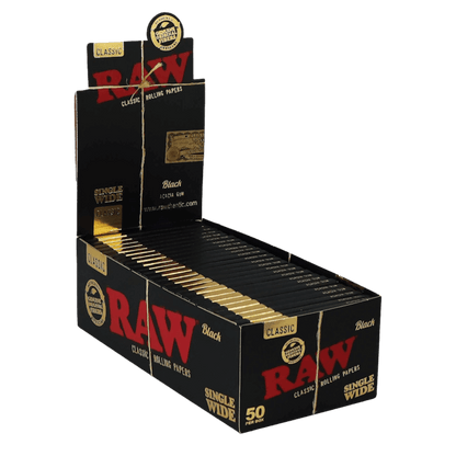RAW Black Single Wide Papers