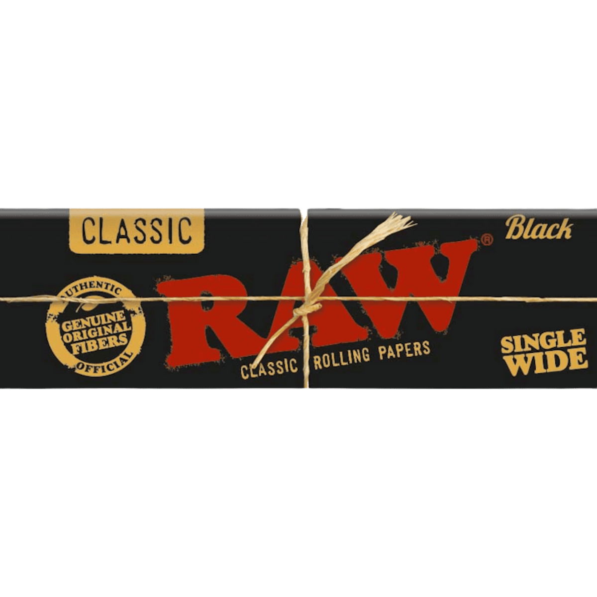 RAW Black Single Wide Papers