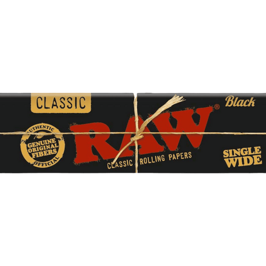 RAW Black Single Wide Papers