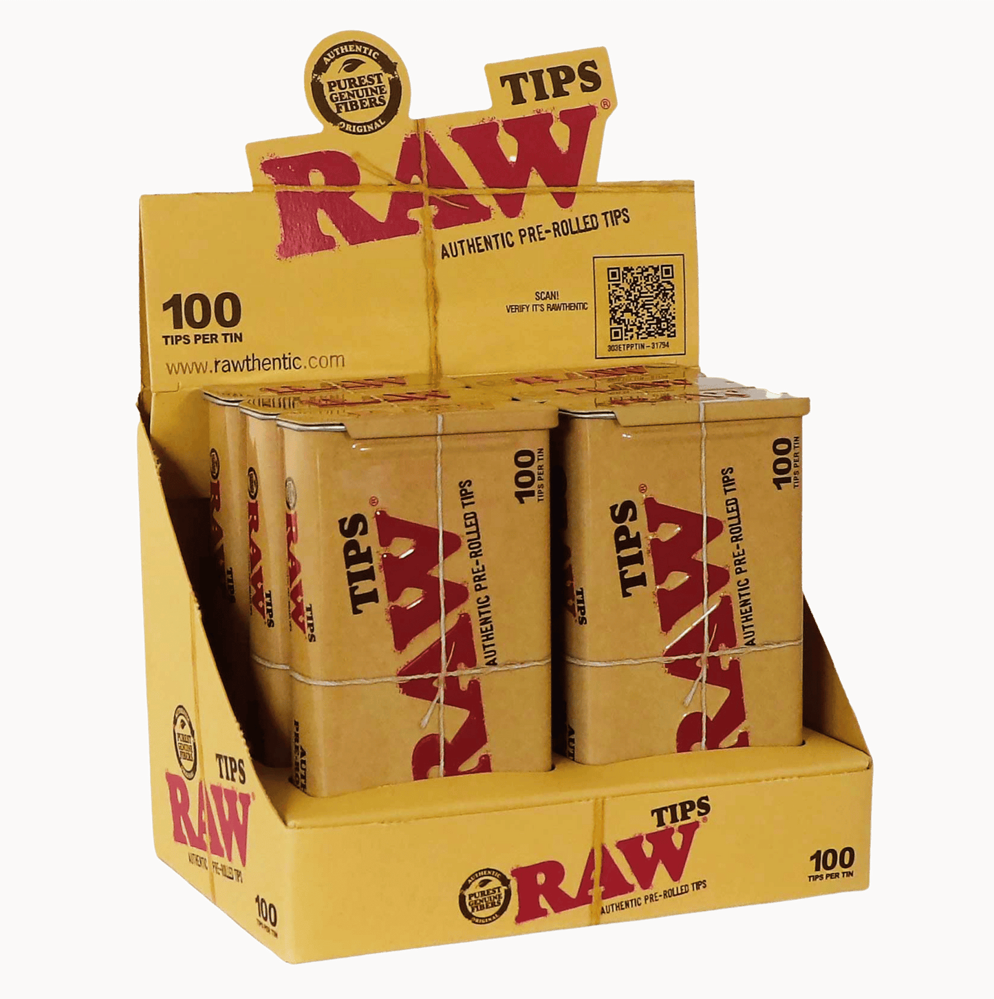 RAW Pre-Rolled Tips 100 Stück