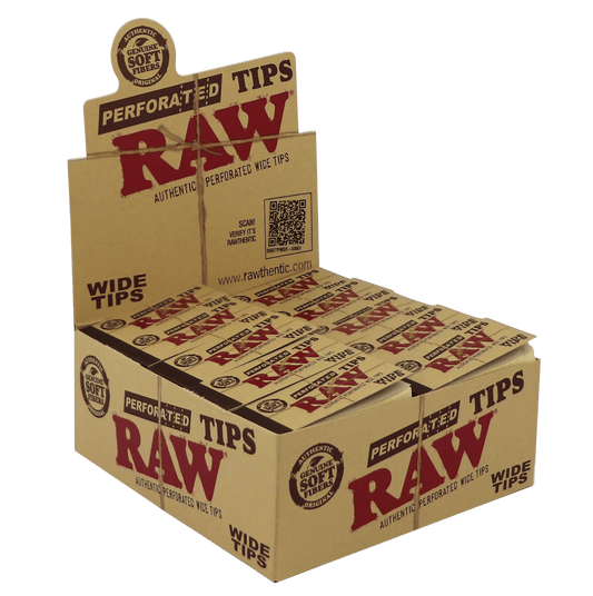 RAW Tips Wide 50 perforierte Filter
