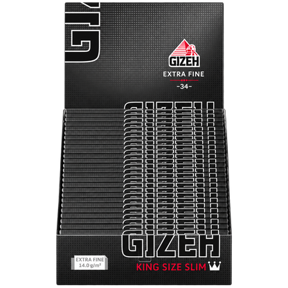 GIZEH BLACK King Size Slim