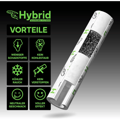 Hybrid Slimfilter 250er Beutel Aktivkohlefilter